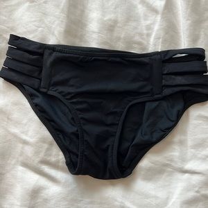 Black bikini bottom